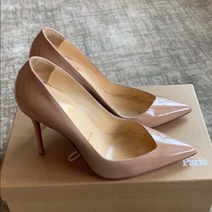 Christian Louboutin Completa 100 Patent Nude 37